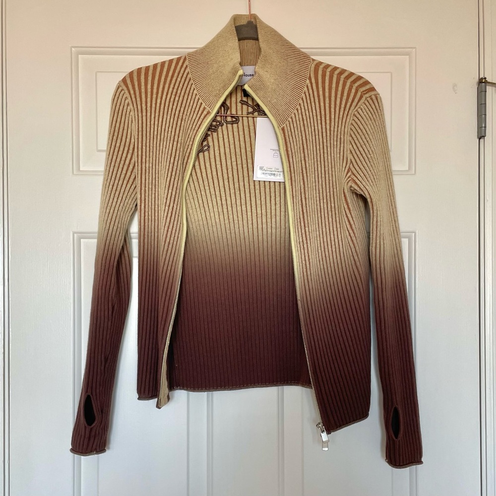 NWT House of Sunny Verona Ombre Knit Cardigan Size XS